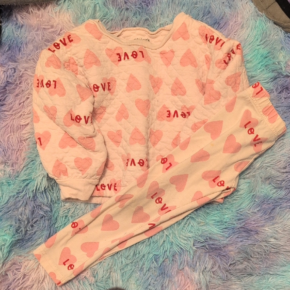Kids Pink Heart Set